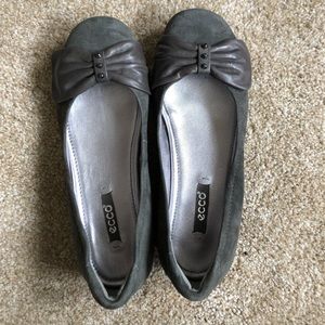 Ecco suede flats